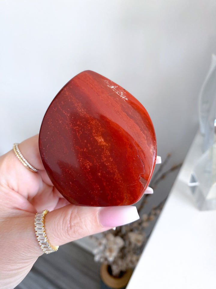 Fiery Red Jasper Flame Imperfect