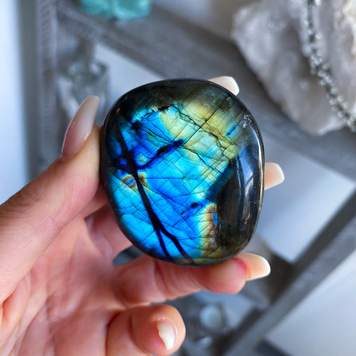 Labradorite Palm Stone 