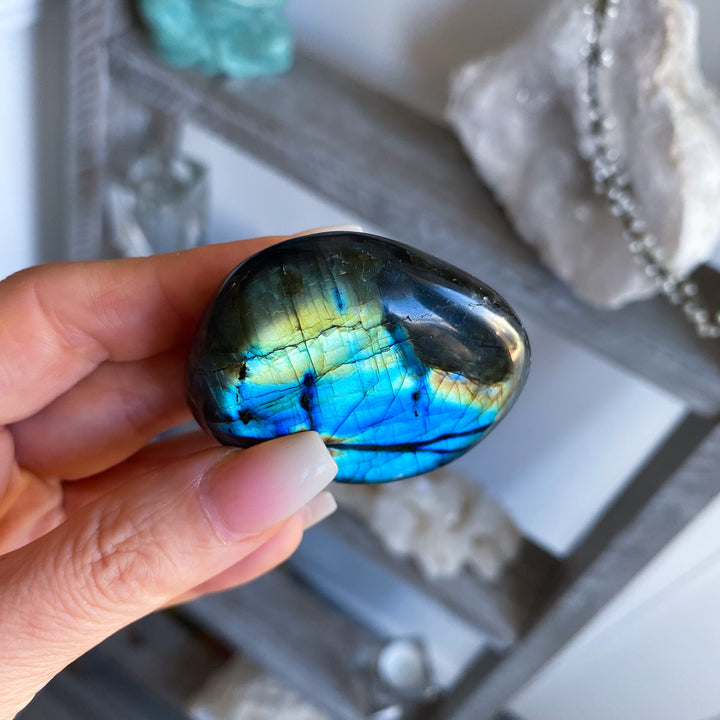 Labradorite Palm Stone 