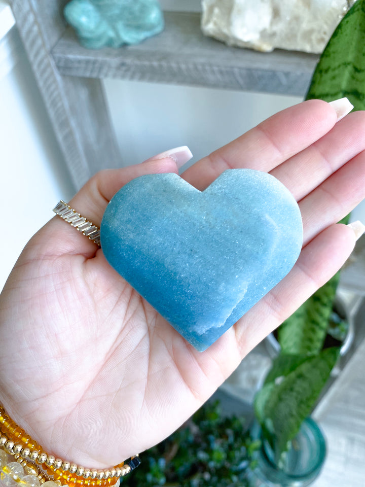 Large Trolleite Heart Carving #2