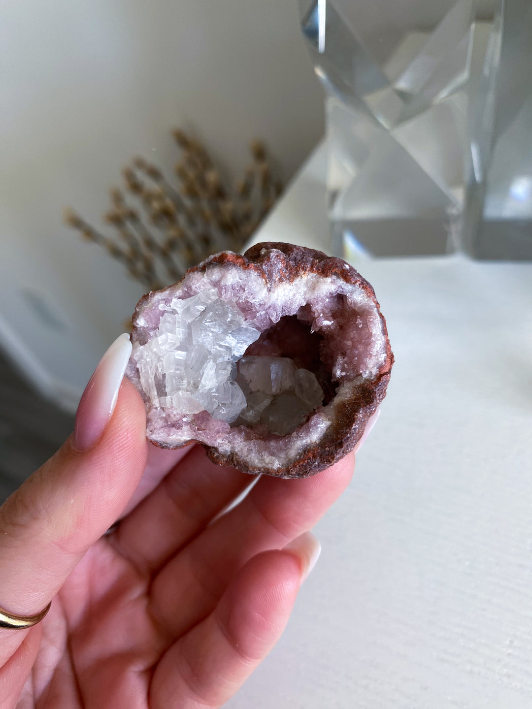 Small Pink Amethyst Geode #5