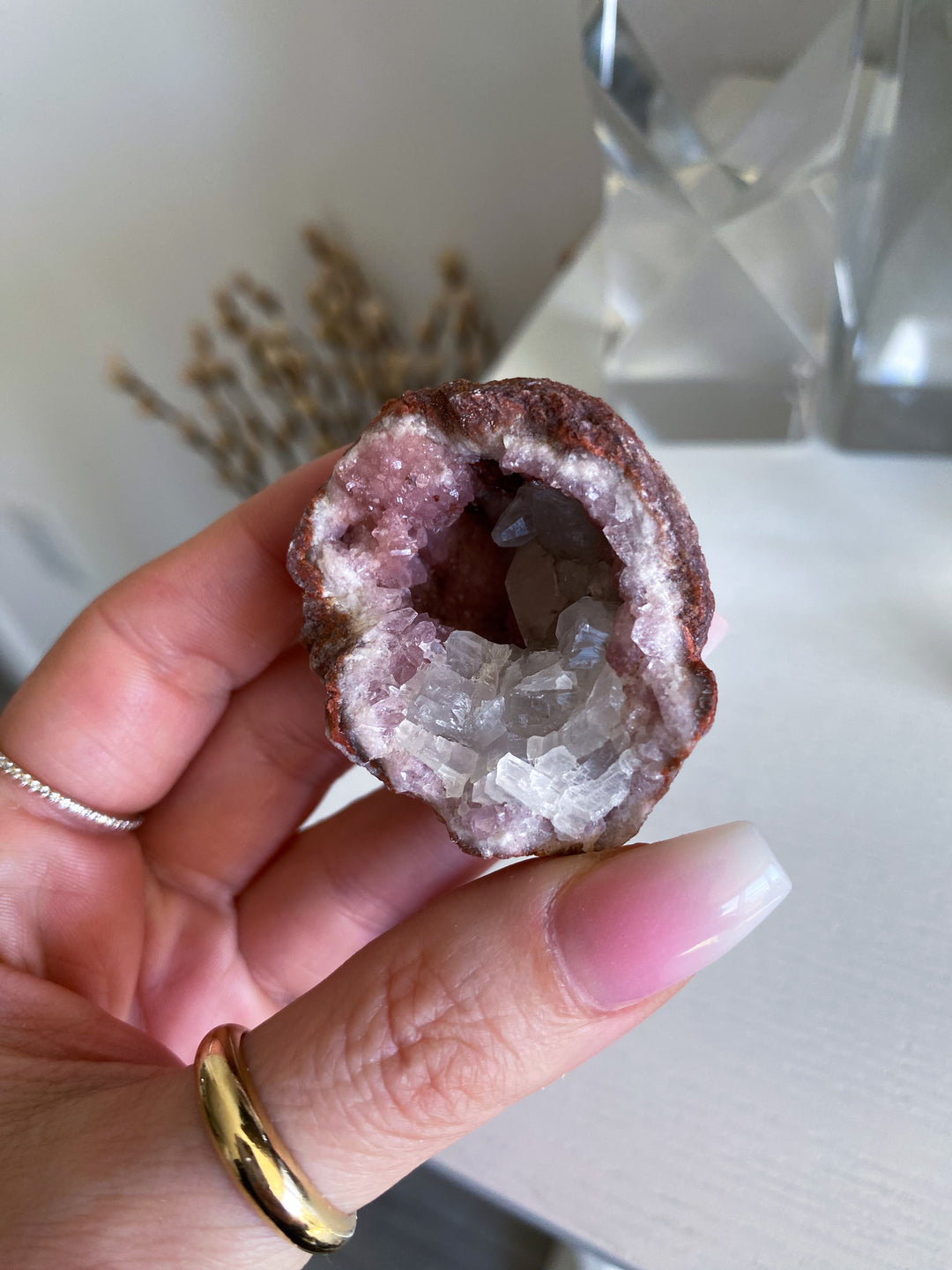 Small Pink Amethyst Geode #5