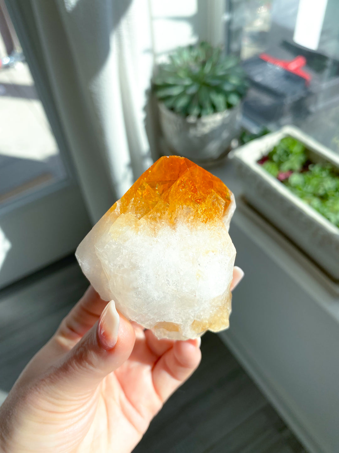 PROSPERITY: Citrine Point Top Polish Tower #2