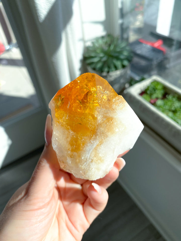 PROSPERITY: Citrine Point Top Polish Tower #2