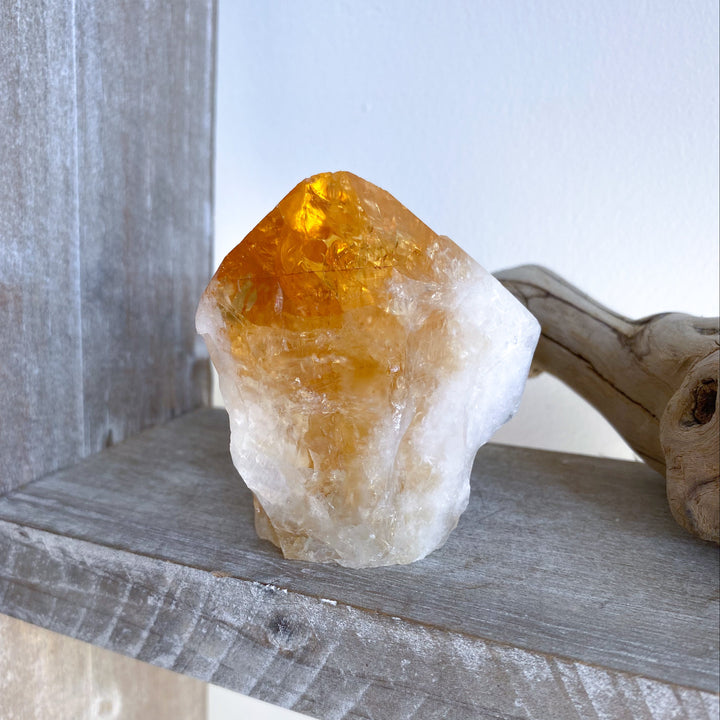 PROSPERITY: Citrine Point Top Polish Tower #2