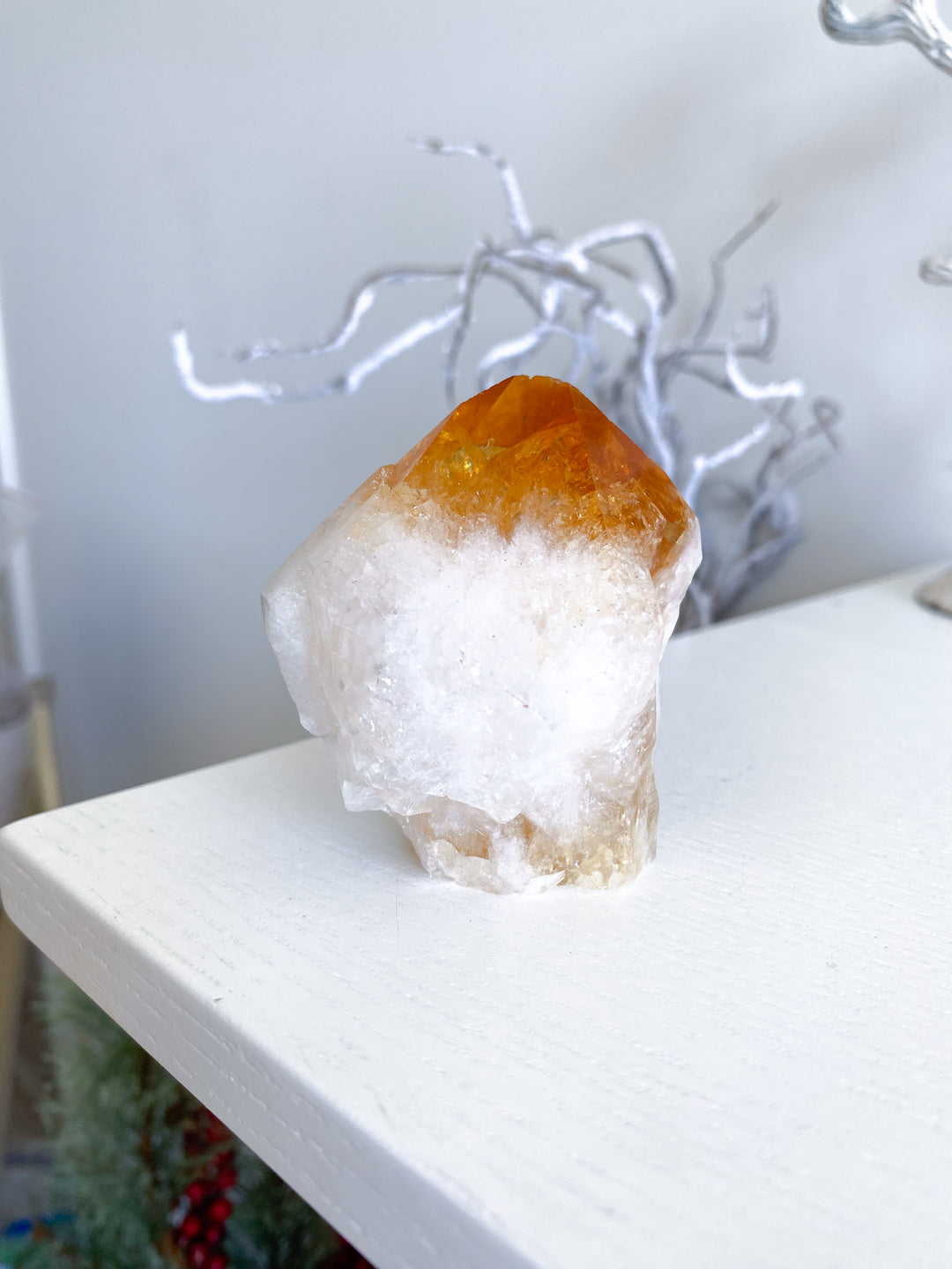 PROSPERITY: Citrine Point Top Polish Tower #2