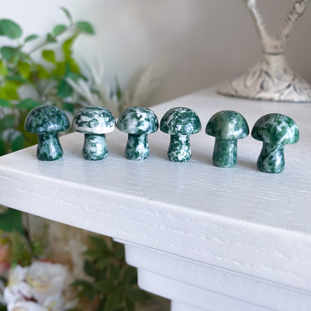 Tree Agate Mini Mushroom