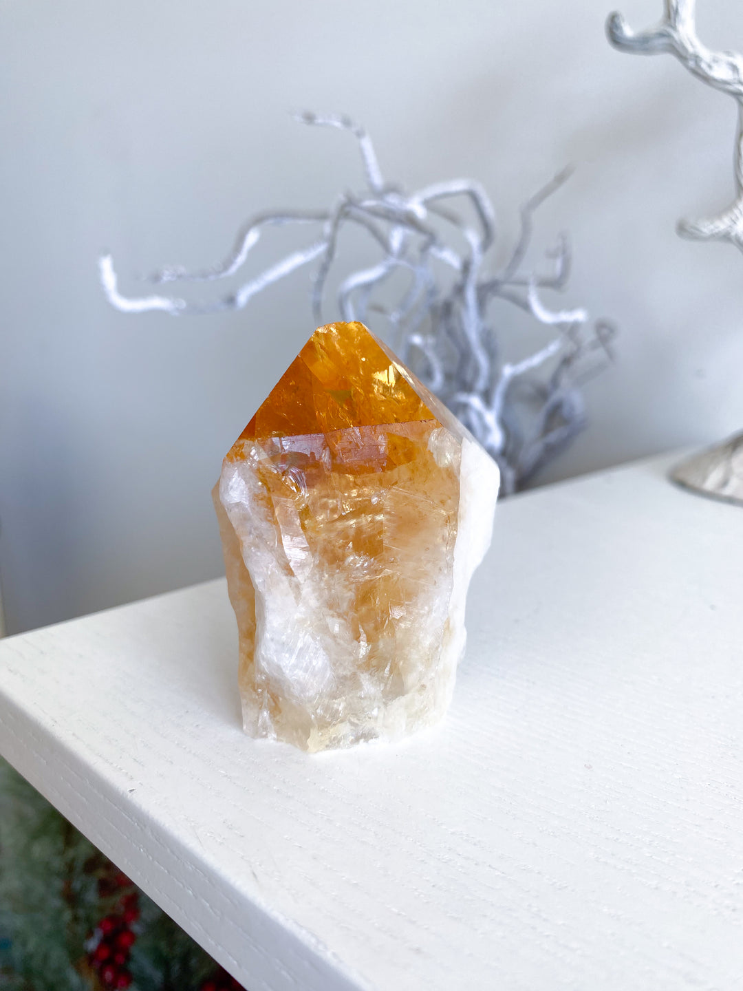 PROSPERITY: Citrine Point Top Polish Tower #2