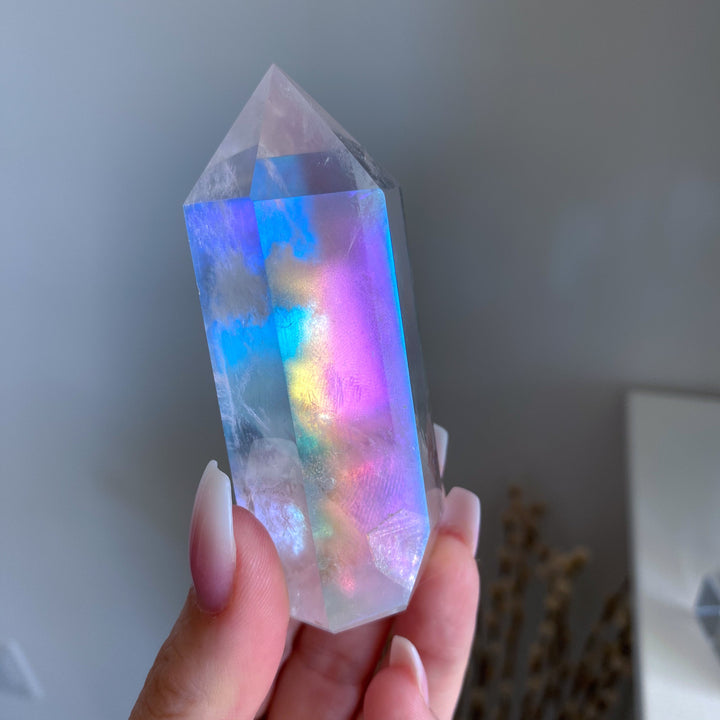 Unique Angel Aura Quartz Tower