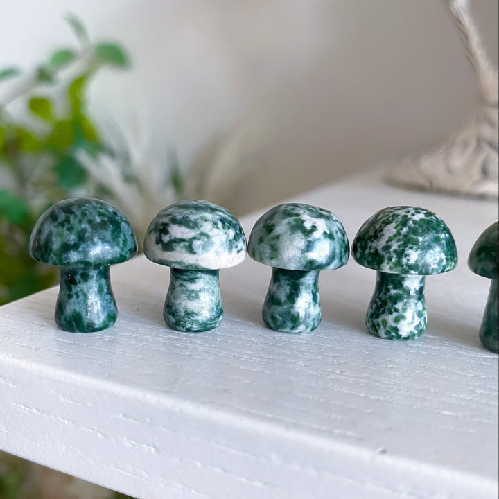Tree Agate Mini Mushroom