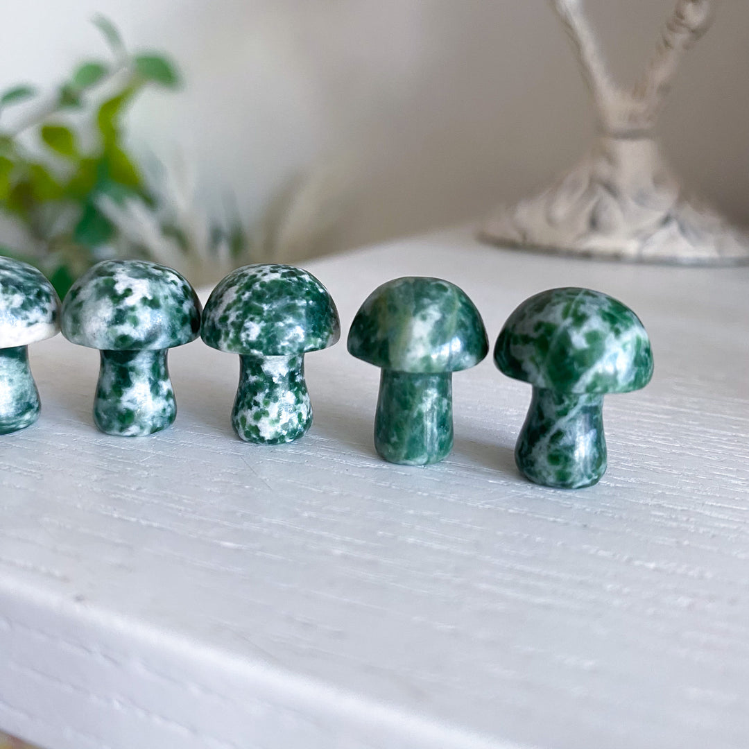 Tree Agate Mini Mushroom