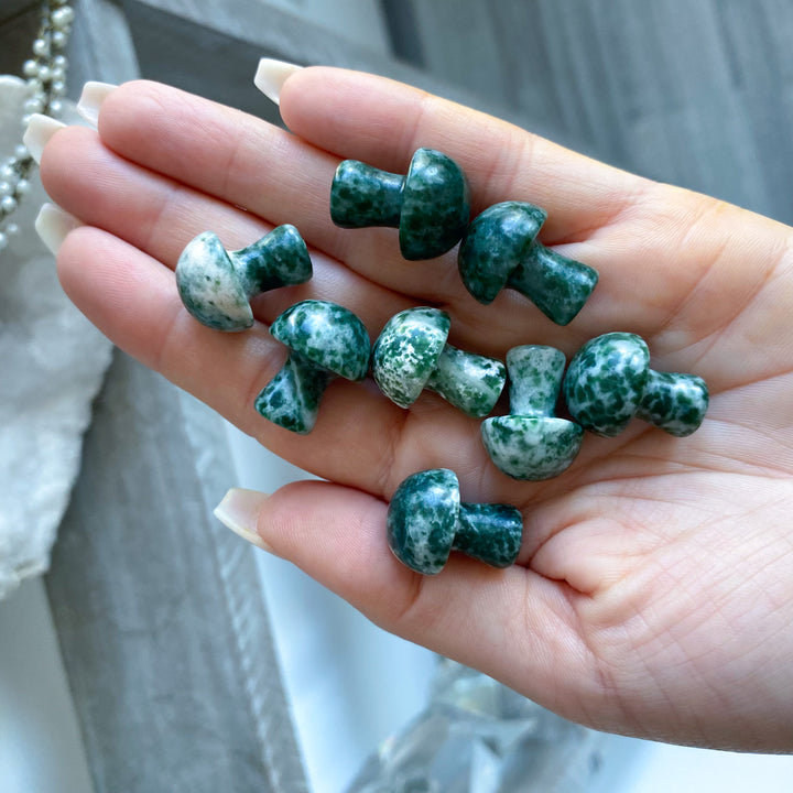 Tree Agate Mini Mushroom