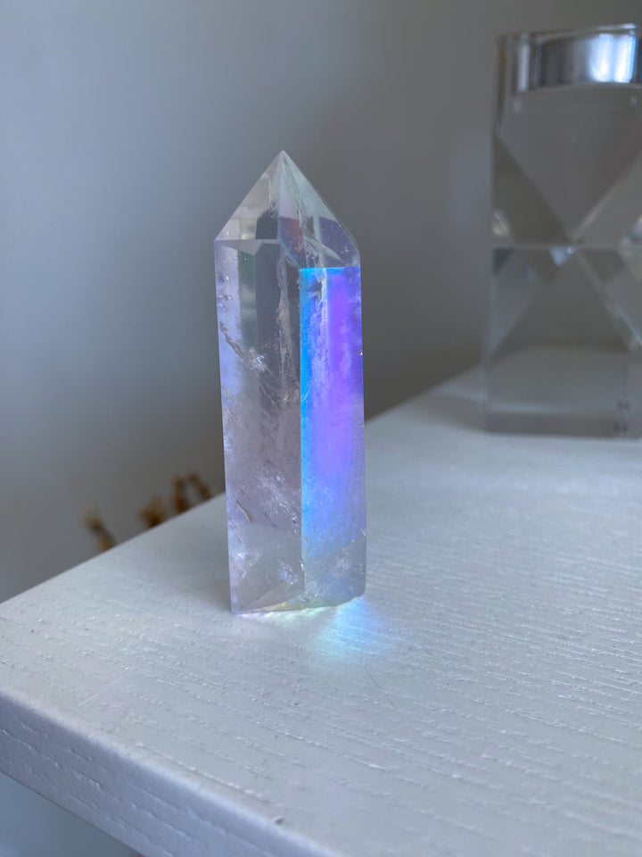Unique Angel Aura Quartz Tower
