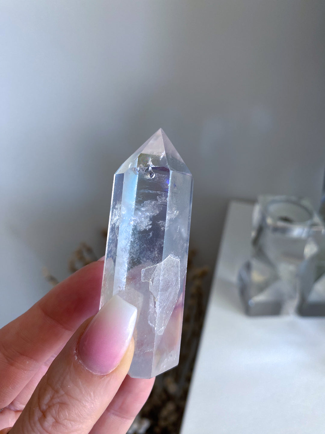 Unique Angel Aura Quartz Tower