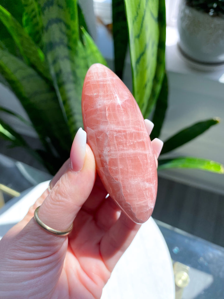 Rose Calcite Pink Shiva Stone