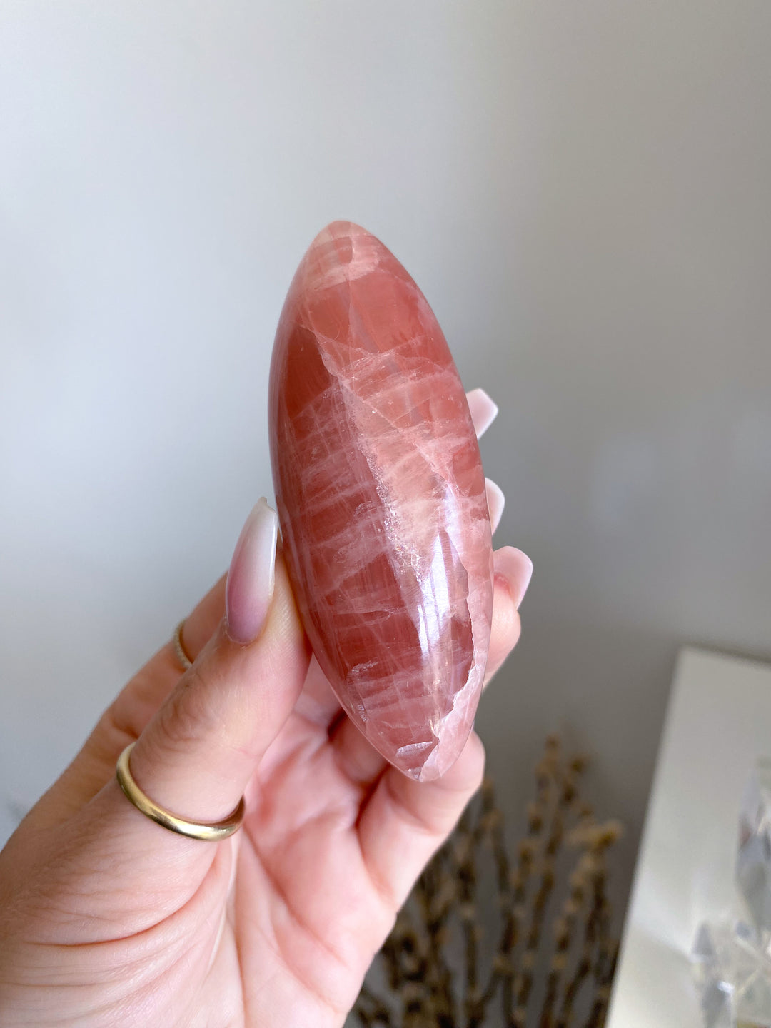 Rose Calcite Pink Shiva Stone