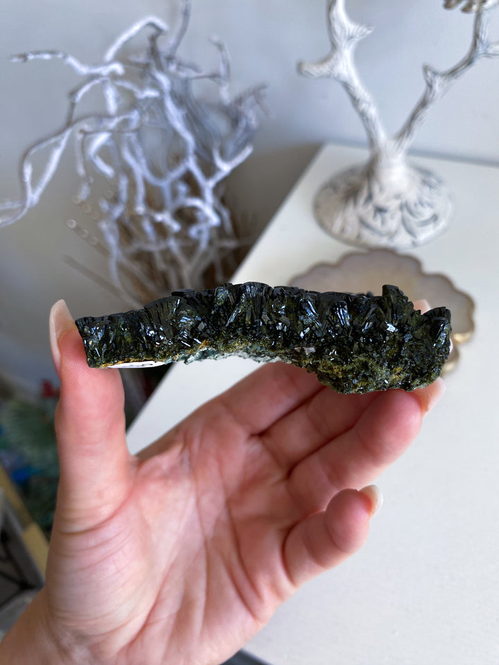 Deep Green Epidote Cluster #2