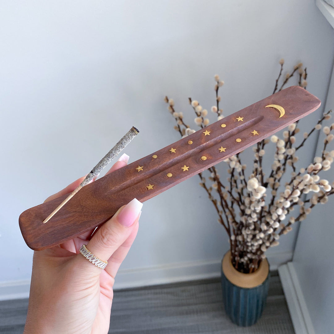Moon & Star Incense Burner