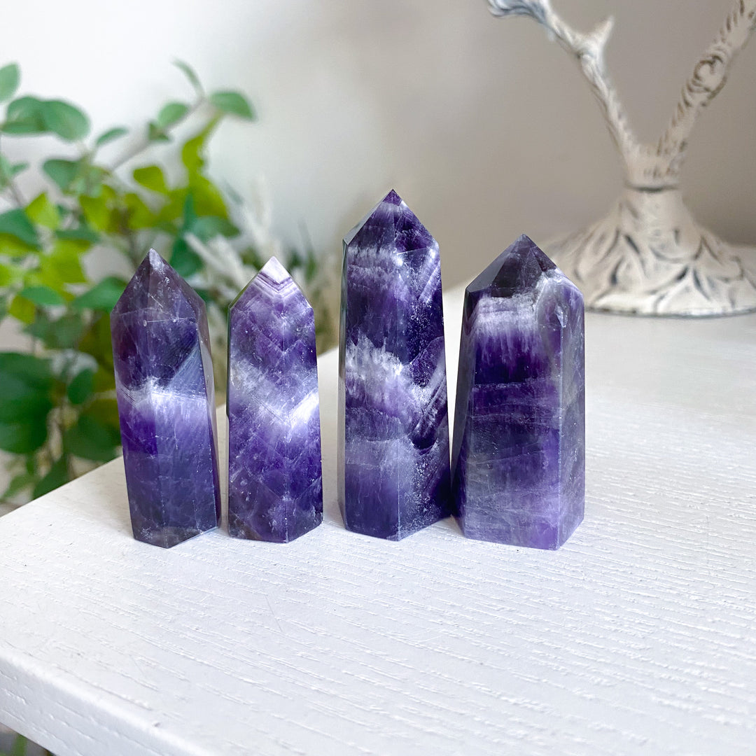 Chevron Amethyst Tower
