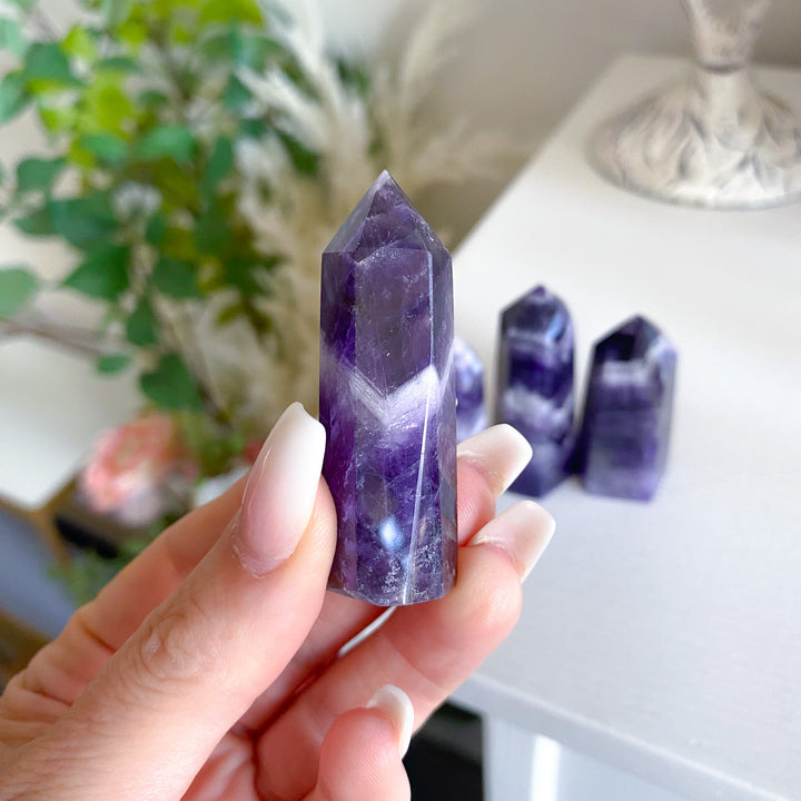 Chevron Amethyst Tower