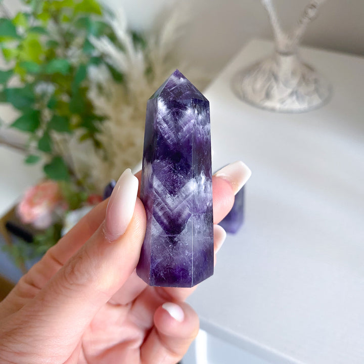 Chevron Amethyst Tower