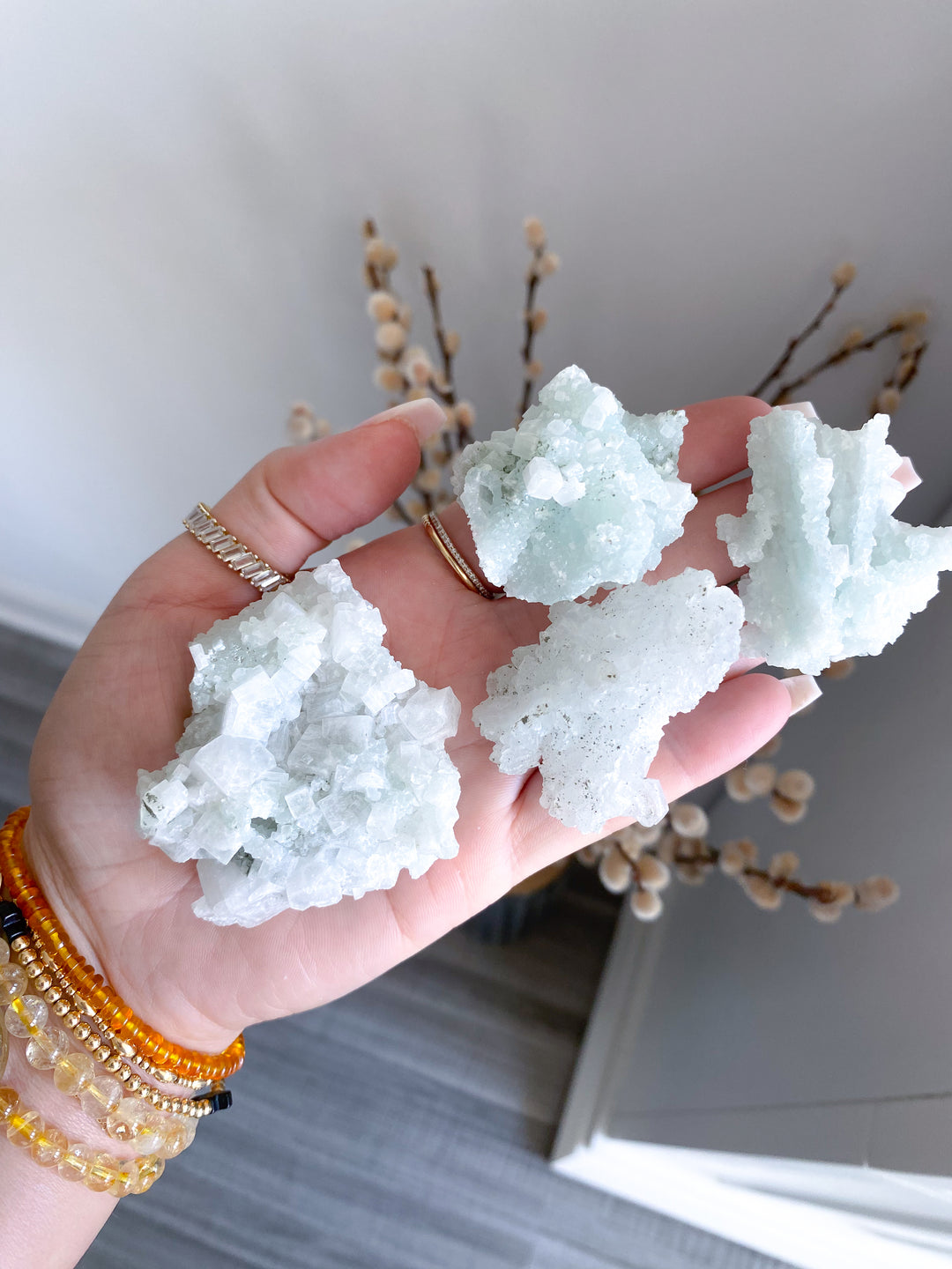 Light Baby Blue Apophyllite - B Quality