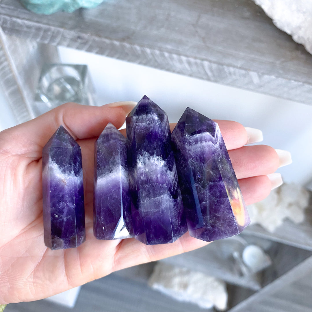 Chevron Amethyst Tower