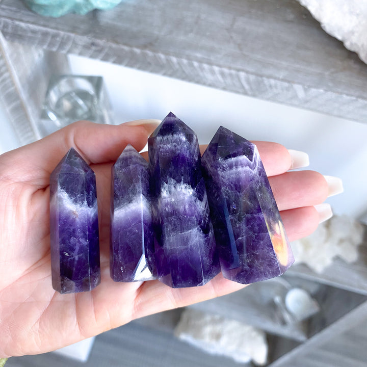 Chevron Amethyst Tower