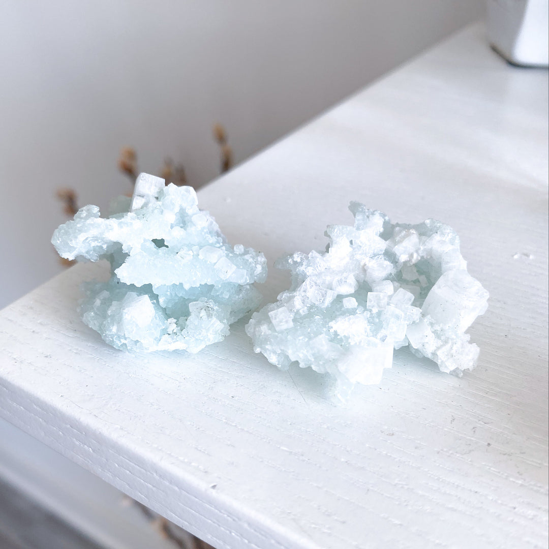 Light Baby Blue Apophyllite - B Quality