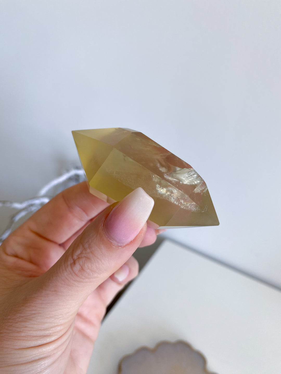 Lemon Topaz Double Terminated Wand #2