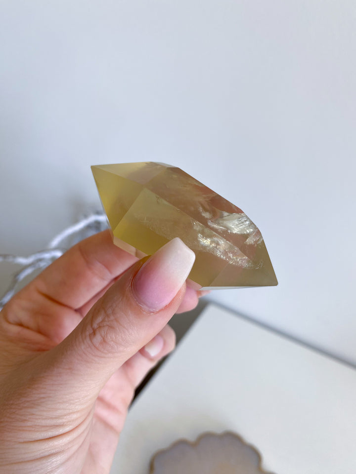 Lemon Topaz Double Terminated Wand #2