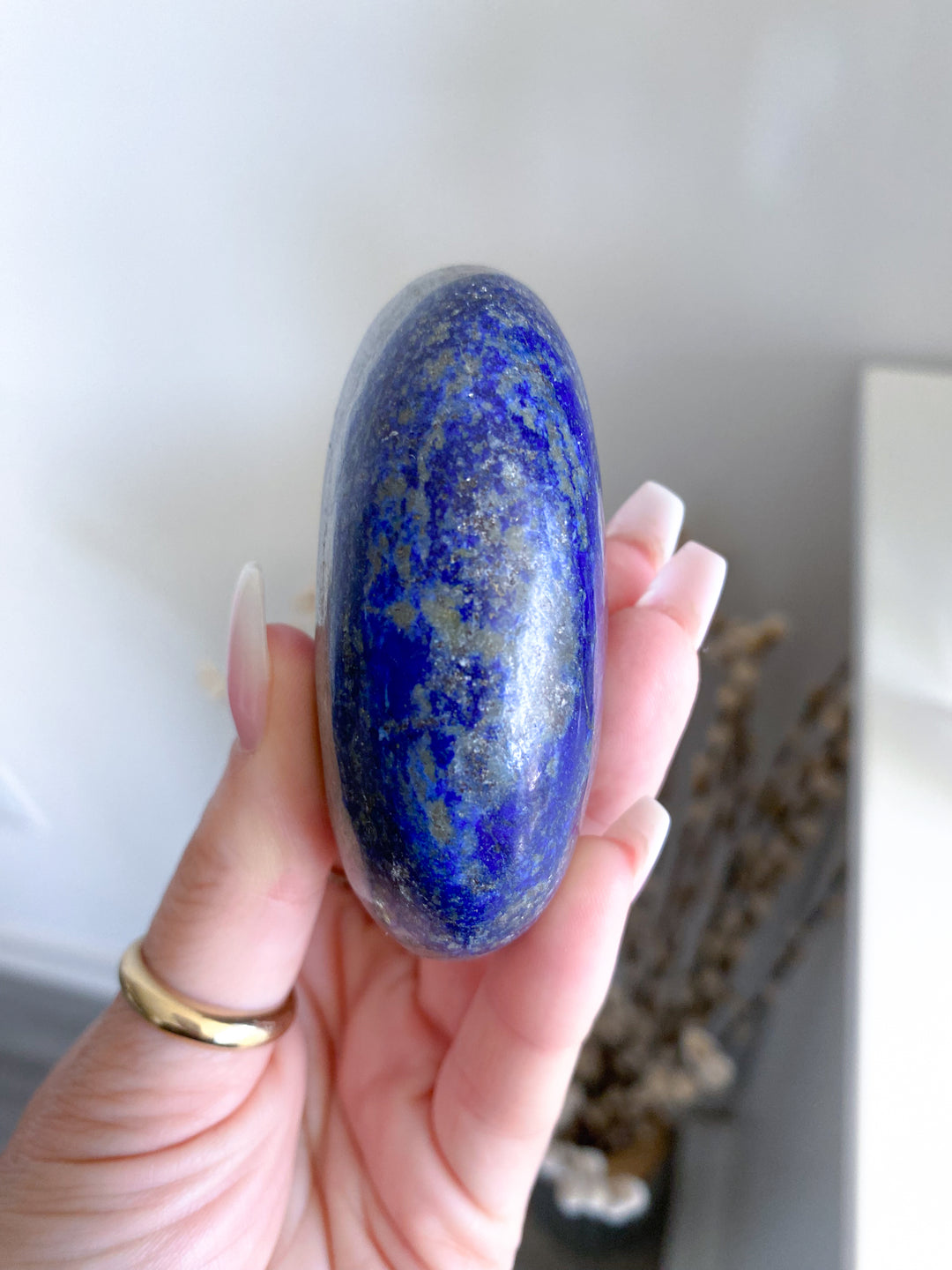 Lapis Lazuli Palm Stone #4 - Get Exact Item