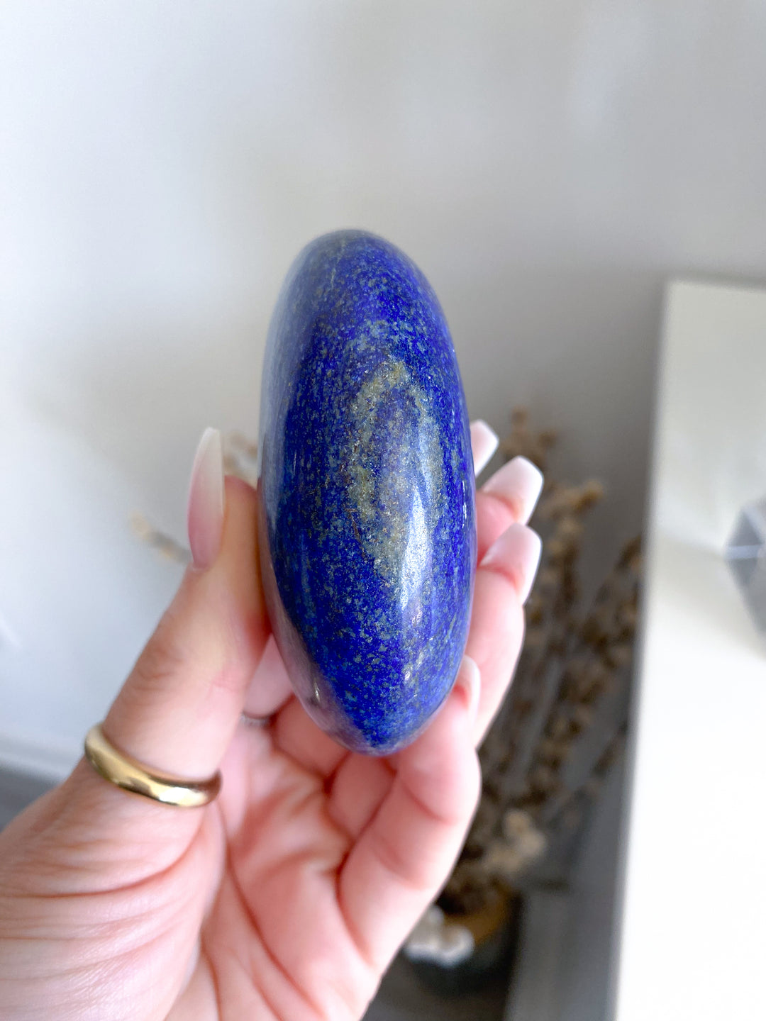 Lapis Lazuli Palm Stone #4 - Get Exact Item