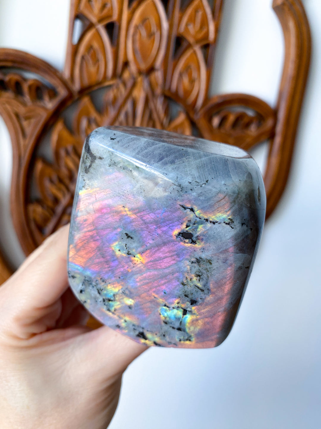 STUNNING Sunset Labradorite Freeform #1