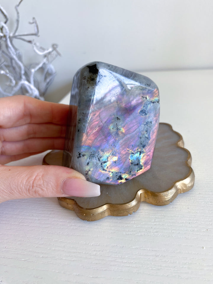 STUNNING Sunset Labradorite Freeform #1
