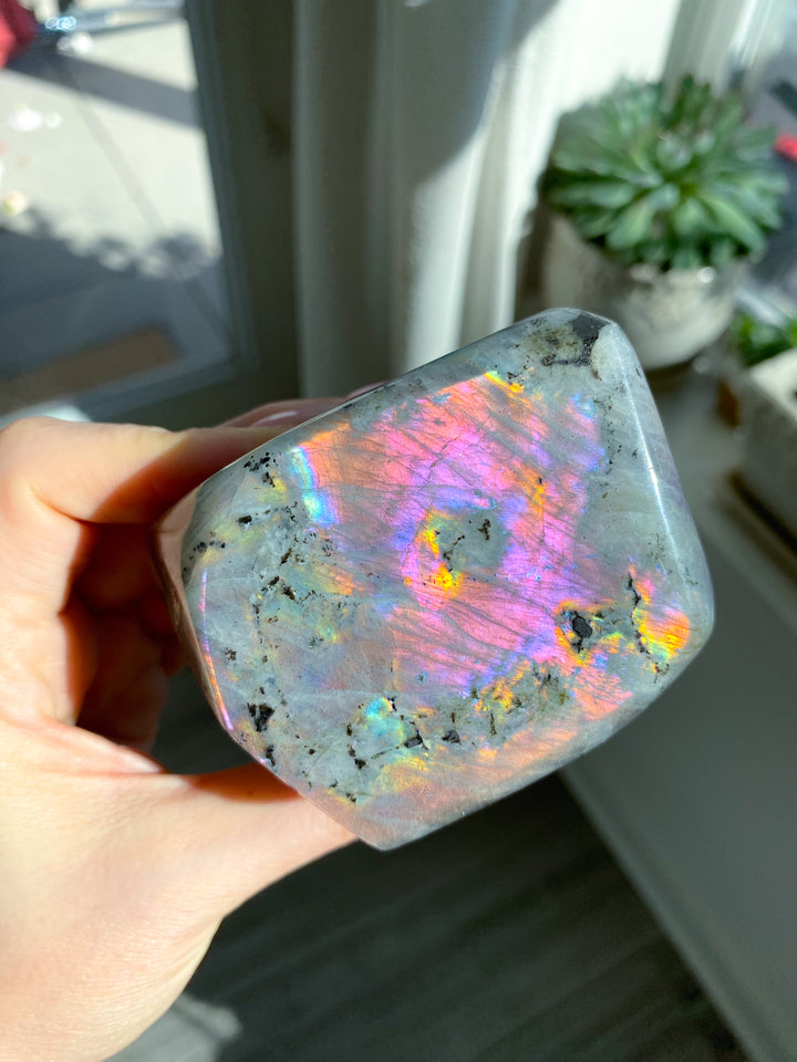 STUNNING Sunset Labradorite Freeform #1