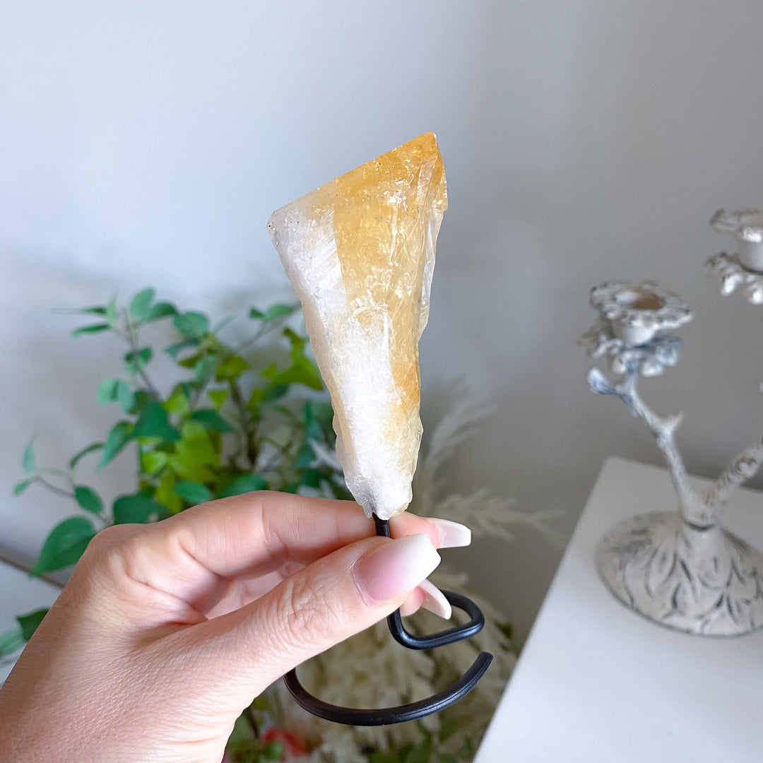 Raw Citrine on Stand