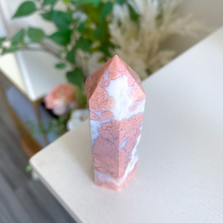 Cotton Candy Agate Tower 