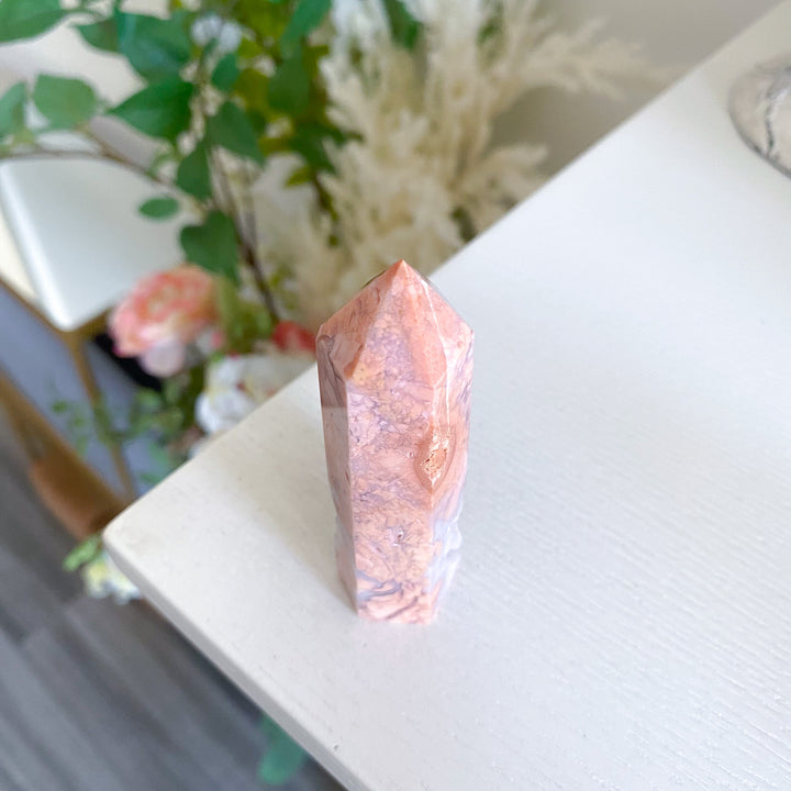 Cotton Candy Agate Tower 