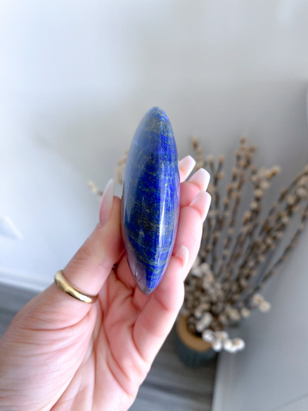 Large Lapis Lazuli Palm Stone #3