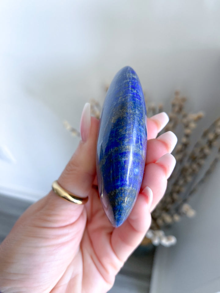 Large Lapis Lazuli Palm Stone #3