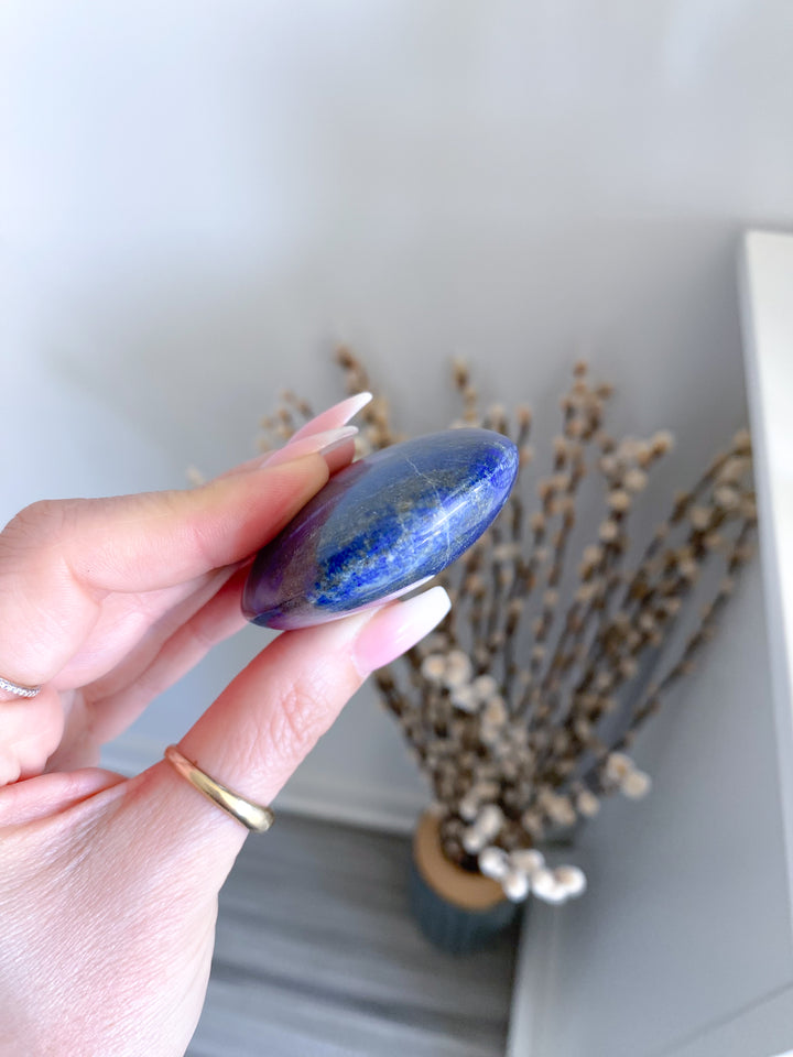Large Lapis Lazuli Palm Stone #3