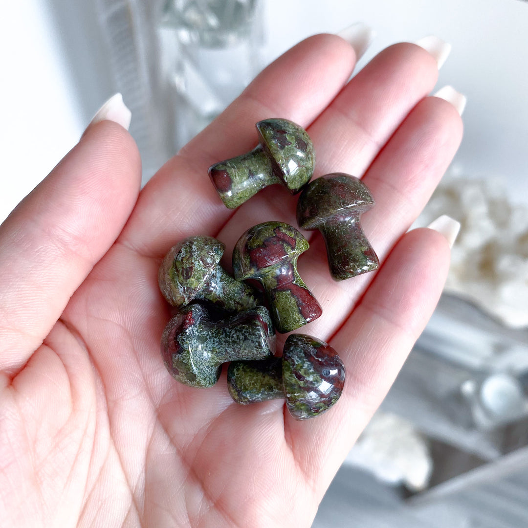 Dragon Blood Jasper Mini Mushroom