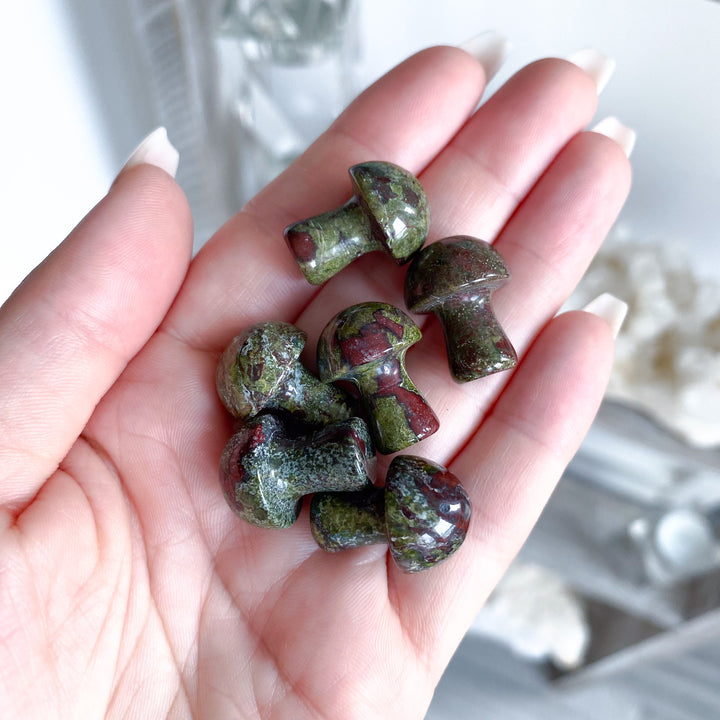Dragon Blood Jasper Mini Mushroom