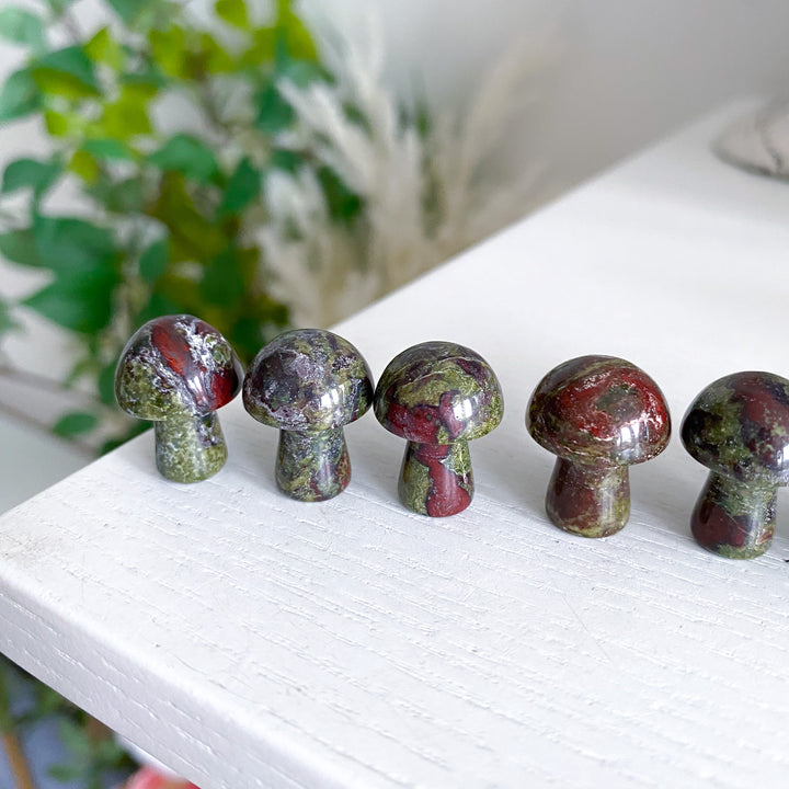 Dragon Blood Jasper Mini Mushroom