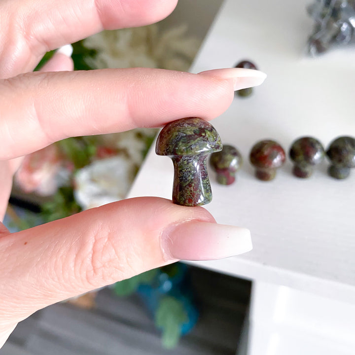 Dragon Blood Jasper Mini Mushroom