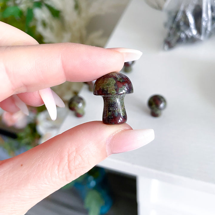 Dragon Blood Jasper Mini Mushroom