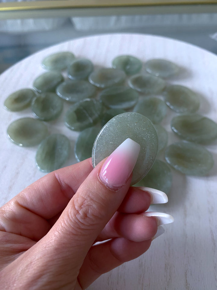 Light Green Aventurine Worry Stone