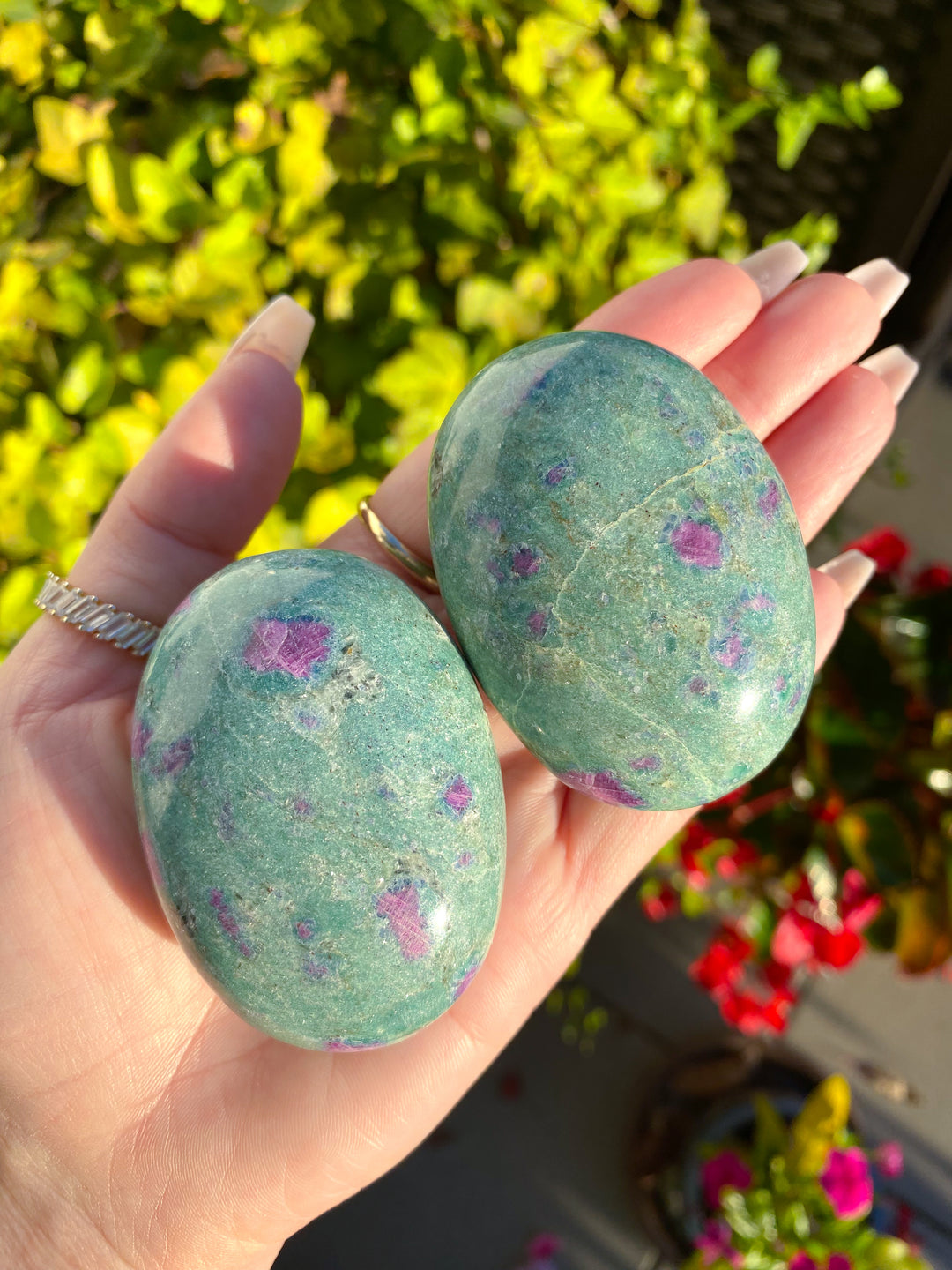 Ruby Fuchsite Palm