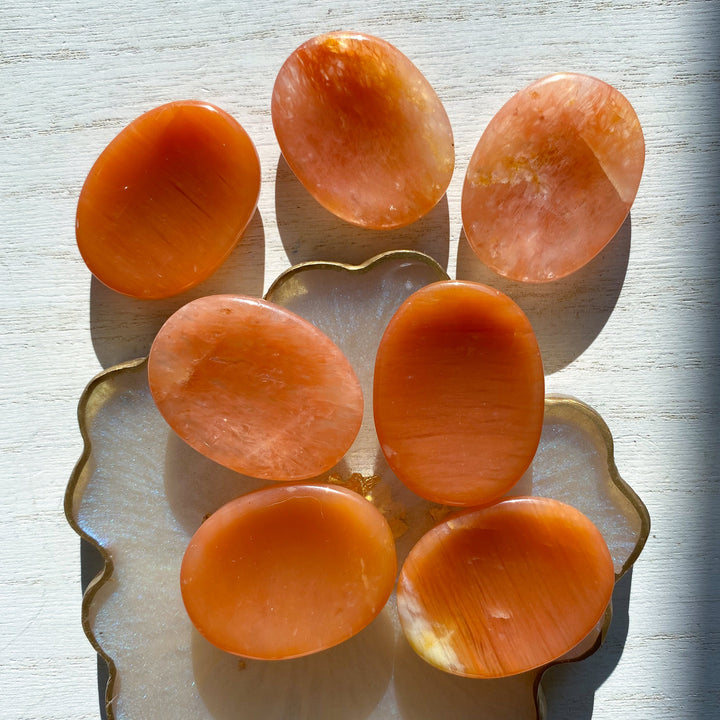 Orange Aventurine Worry Stone